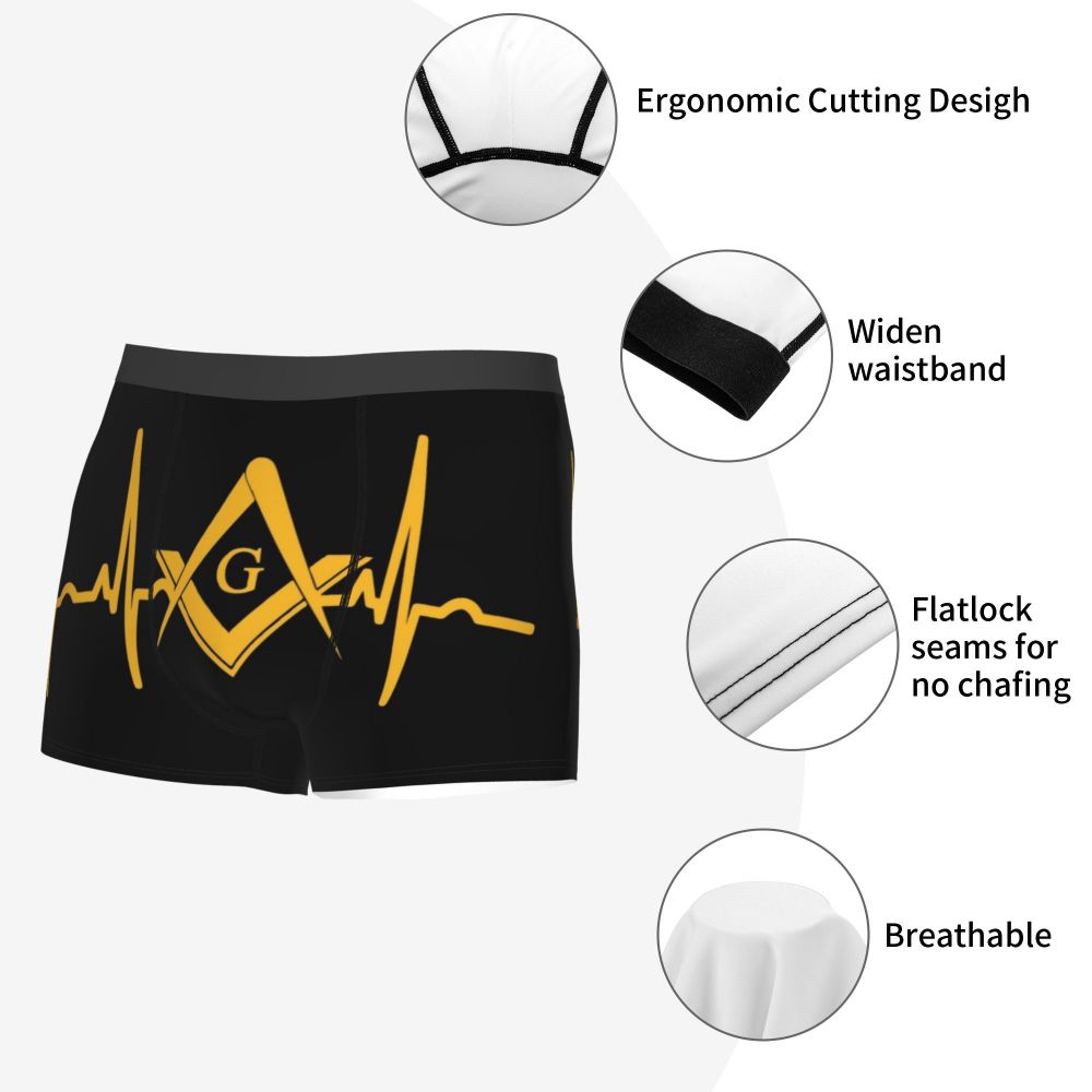 Breathable Gaianata Gemogoro Ghidra Masonic Freemason Briefs