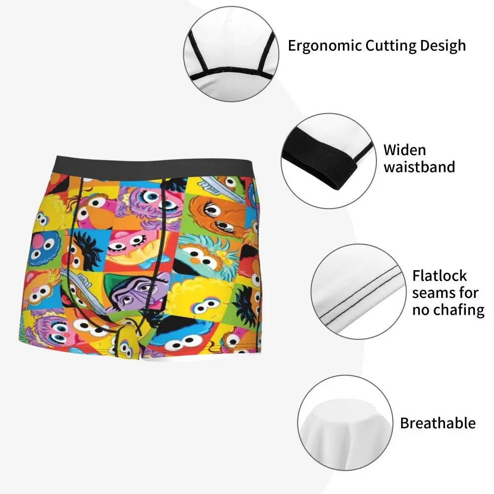 Cookie Monster Boxer Shorts by MINISO