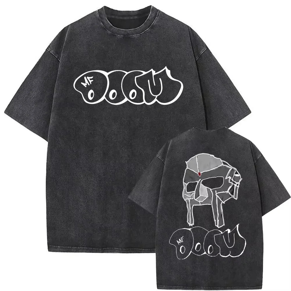 Mf Doom Graphic Print T-Shirt for Men and Women