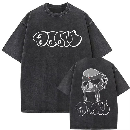 Mf Doom Graphic Print T-Shirt for Men and Women
