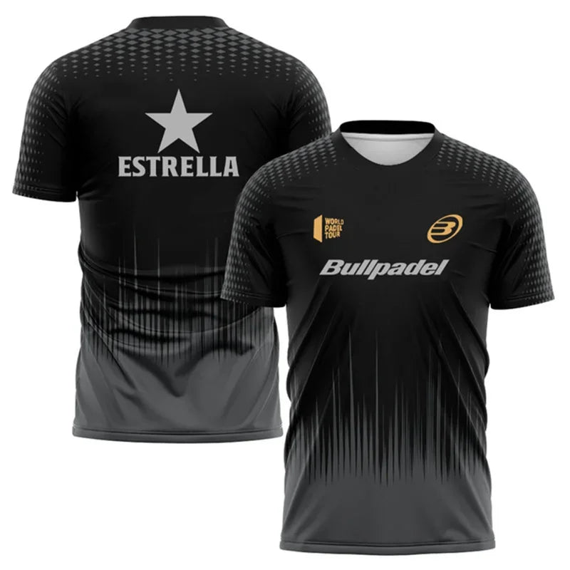 Men's Breathable Polyester T-Shirt for Summer Sports