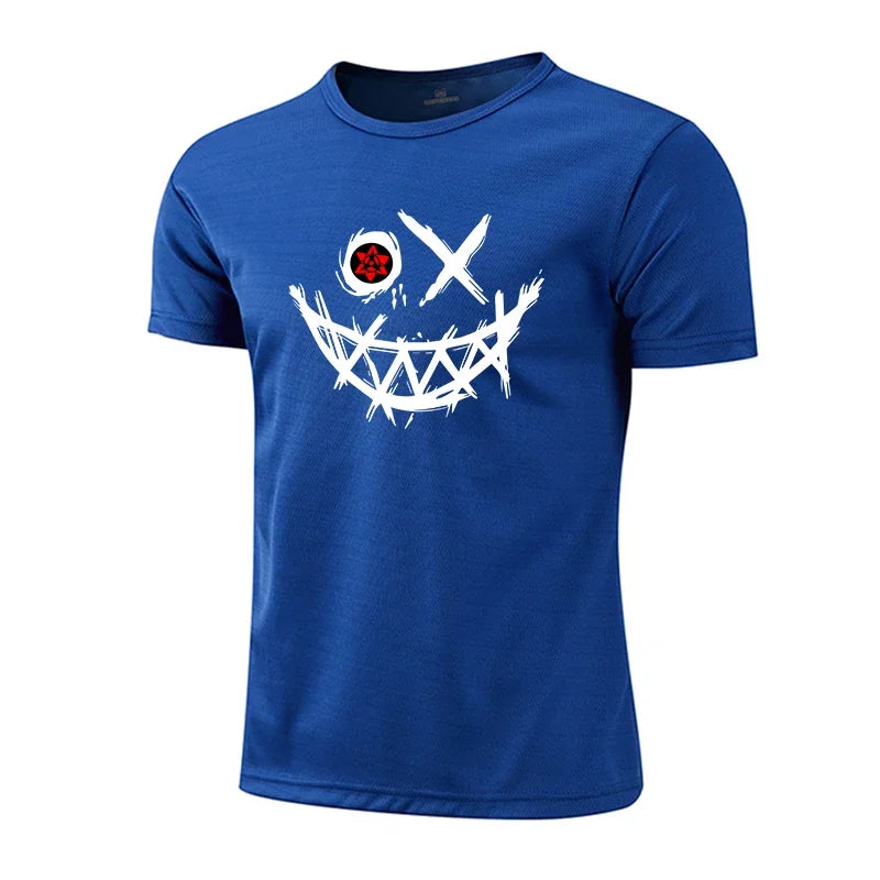 Mens Summer Exercise Training T-shirt High Quality Quick Dry Lightweight Male Casual Sports Top Outdoor Marathon Round Neck Tees