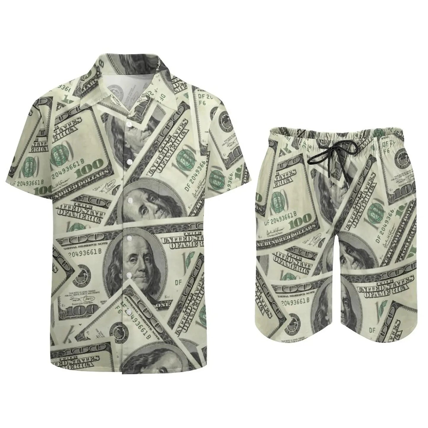 Psychedelic Magic Mushroom Men 2Pcs Casual Set