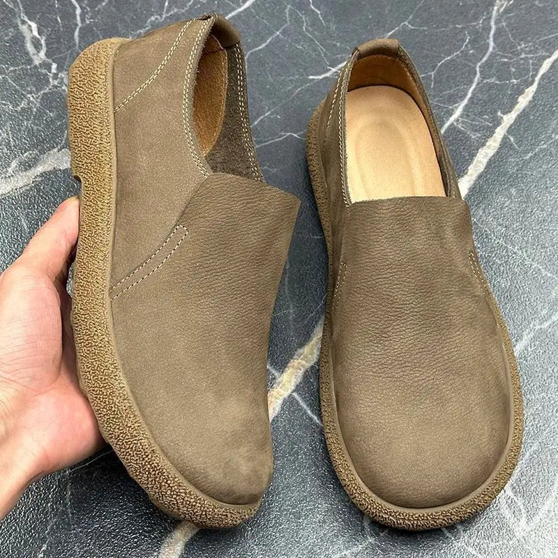 Men's Retro Casual Leather Shoes for Autumn