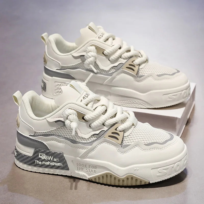 Men's Casual Shoes Soft Soled Lace-Up Sneakers