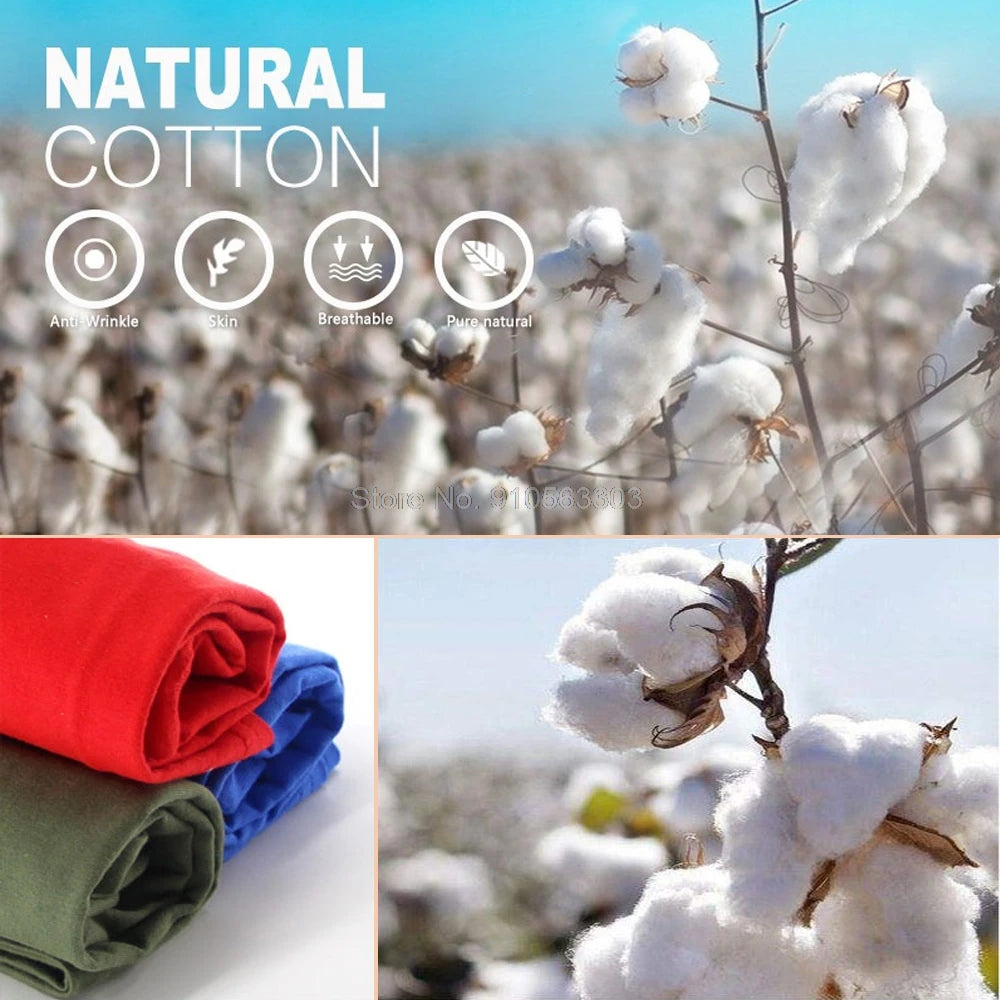 Men's Casual Cotton Short Sleeve T-Shirt