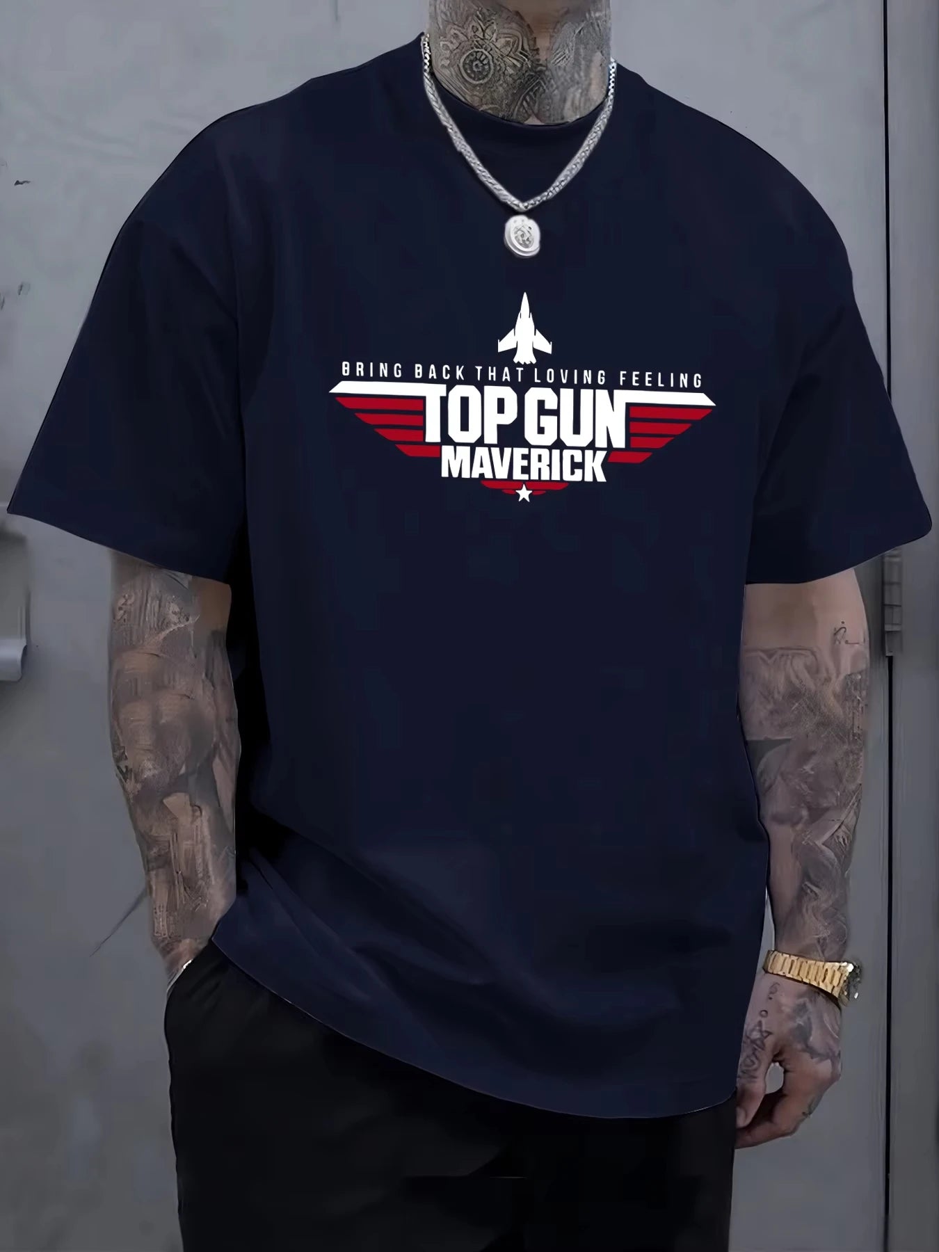 Top Gun Maverick Printing T Shirts Man Cotton Fashion T-Shirt Unisex Casual Oversize Clothes Soft Summer Trendy Street Tops