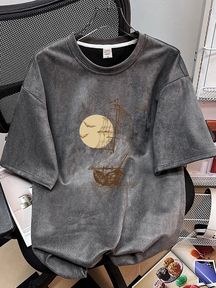 Men's Graphic Printed Short Sleeve T-Shirt