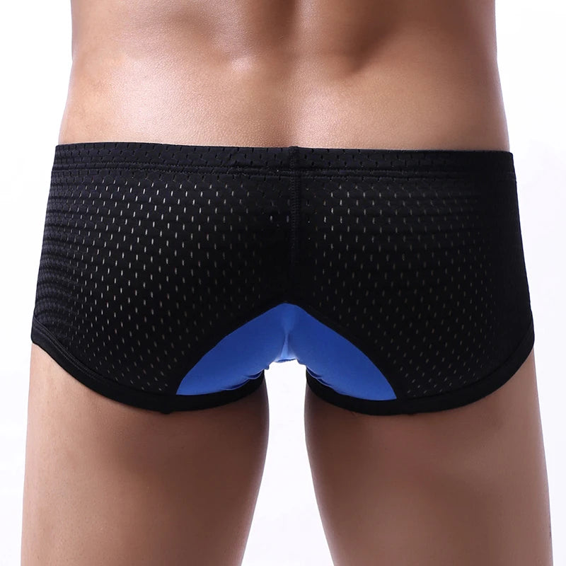Men's Boxer Shorts Breathable Quick Dry Polyester Underwear