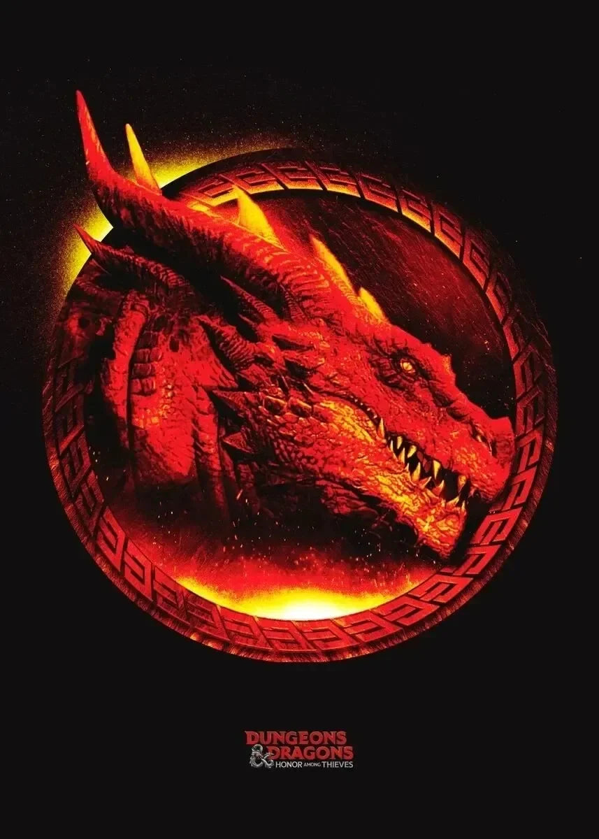 Dungeons & Dragons Games Poster,  Retro Canvas Art, High Quality Prints