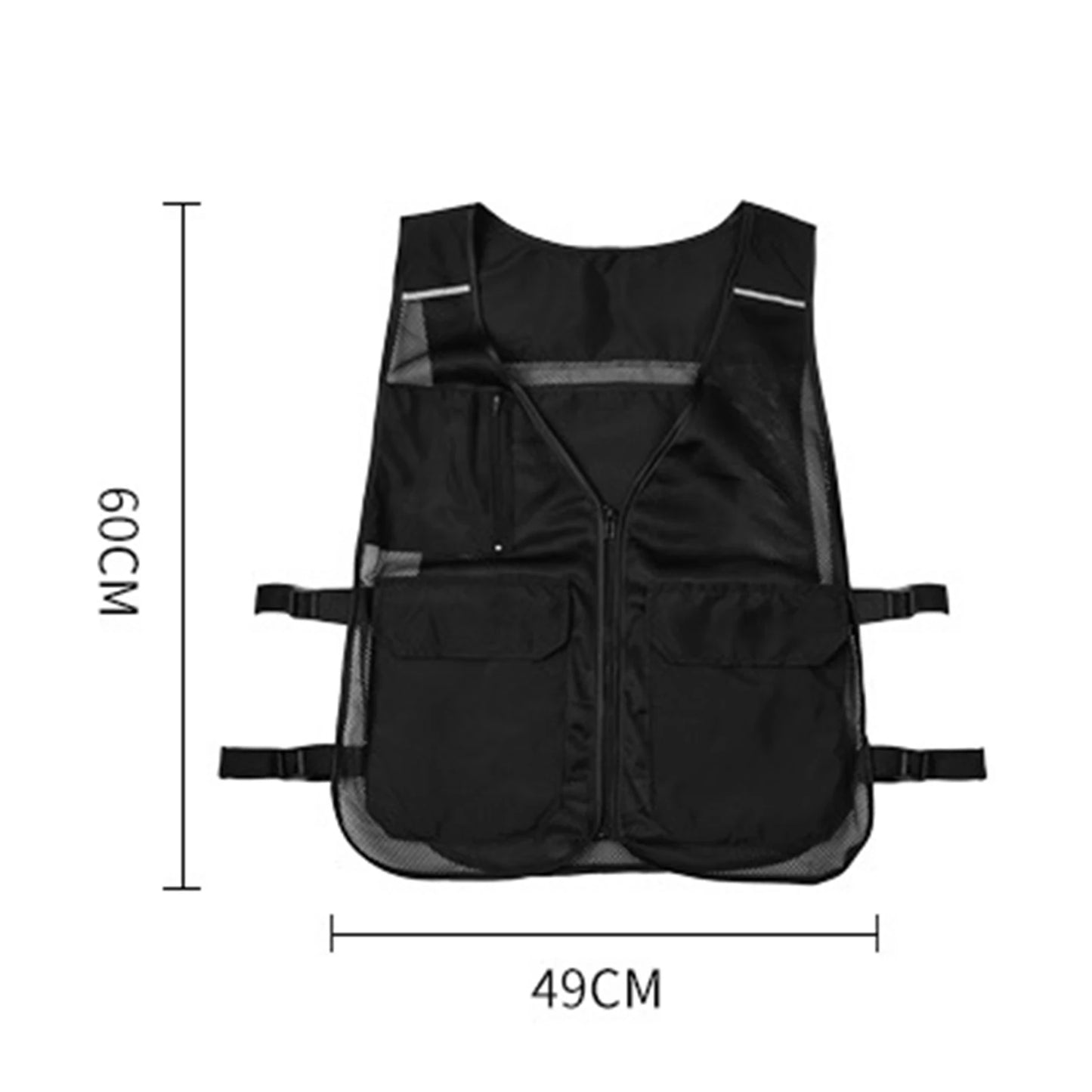Ice Cooling Vest 60x49cm Breathable Mesh for Outdoor Work