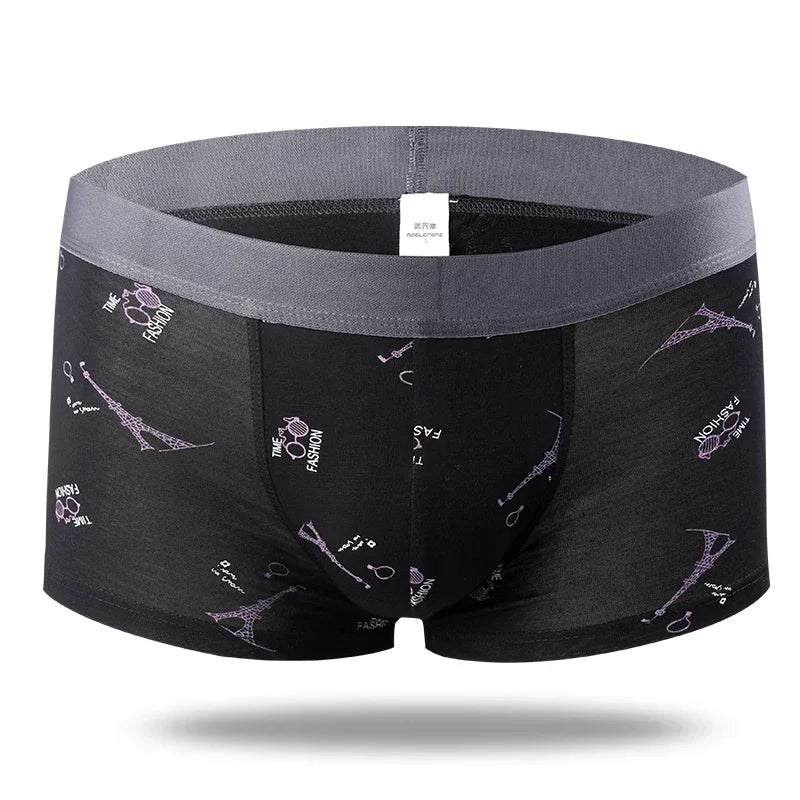 Men's Boxer Shorts in Spandex and Viscose