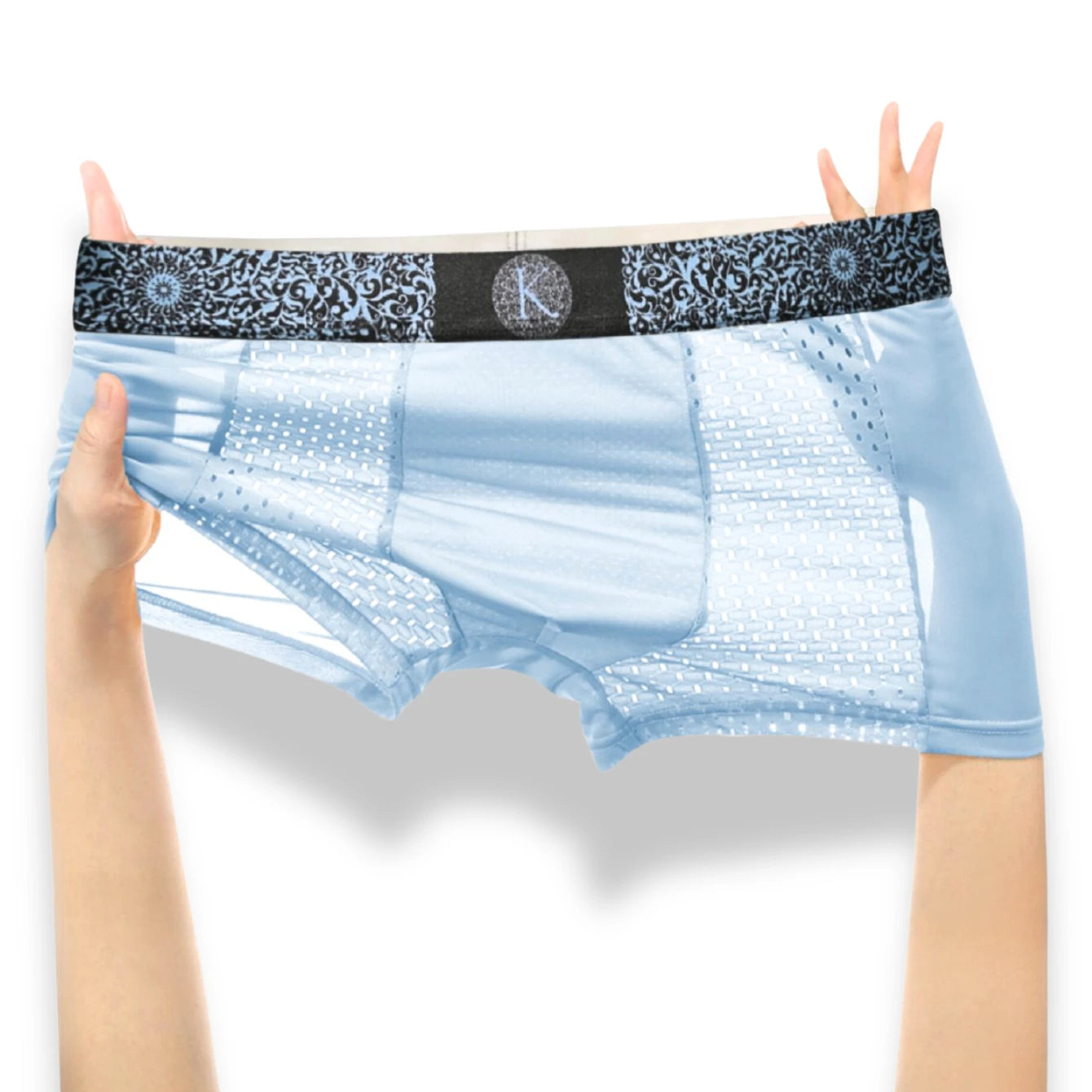 Men's Boxer Shorts Pack of 4 Comfy Polyester and Elastane