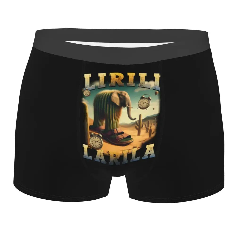 Men's Boxer Shorts Brr Brr Patapim Funny Italian Brainrot