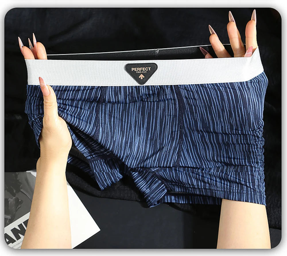 Men's Boxer Briefs Moisture-Wicking Polyester Spandex