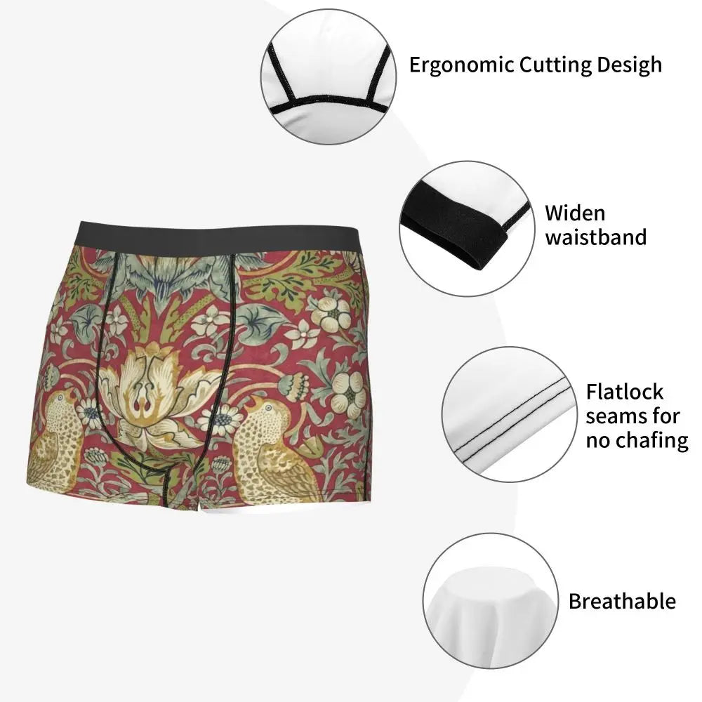 Breathable Cotton Polyester Boxer Shorts for Men