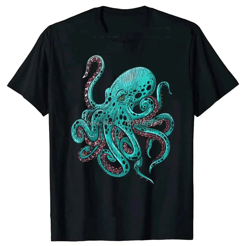 Cephalopod Octopus Squid Cuttlefish Graphic T-Shirt