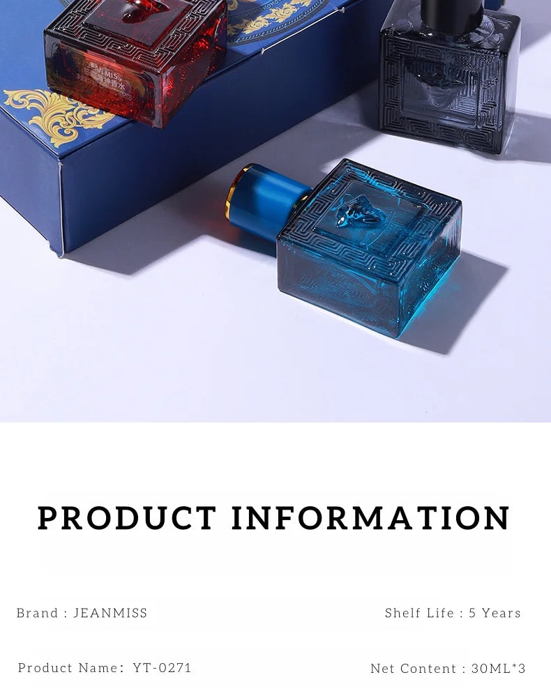 3 Piece 'Little Town' Brand Perfume Cologne Men Perfume for Gentlemen