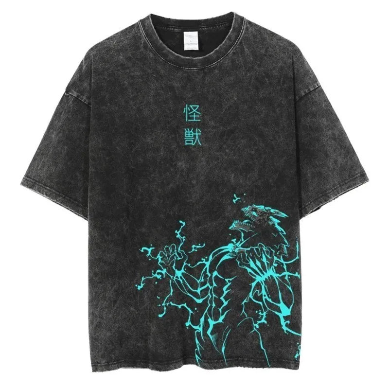 Anime Kaiju No 8 Graphic T-Shirt for Men
