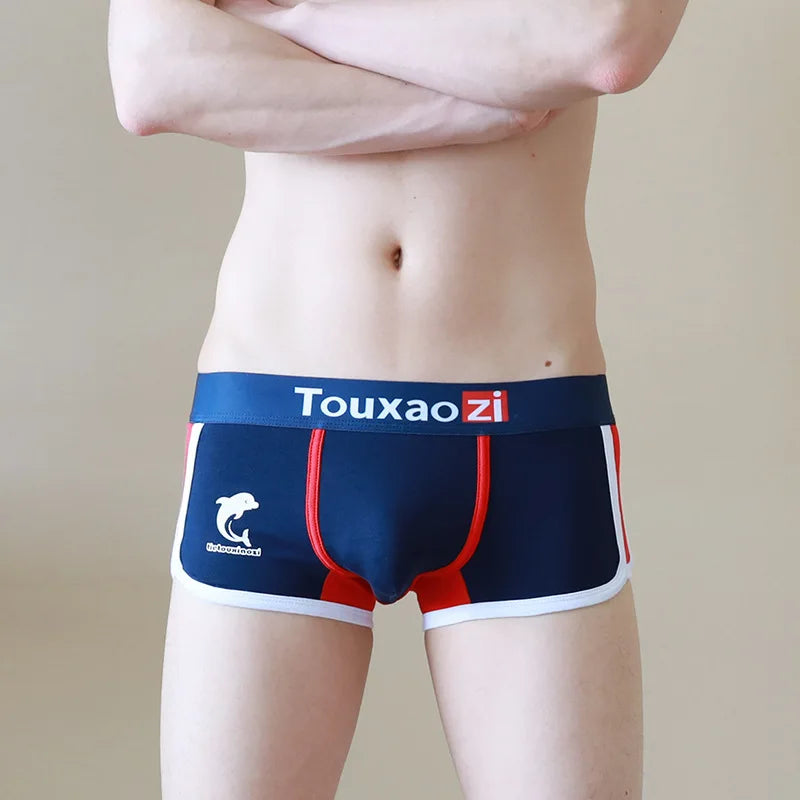 Men's Cotton Boxer Shorts Breathable Printed Underwear
