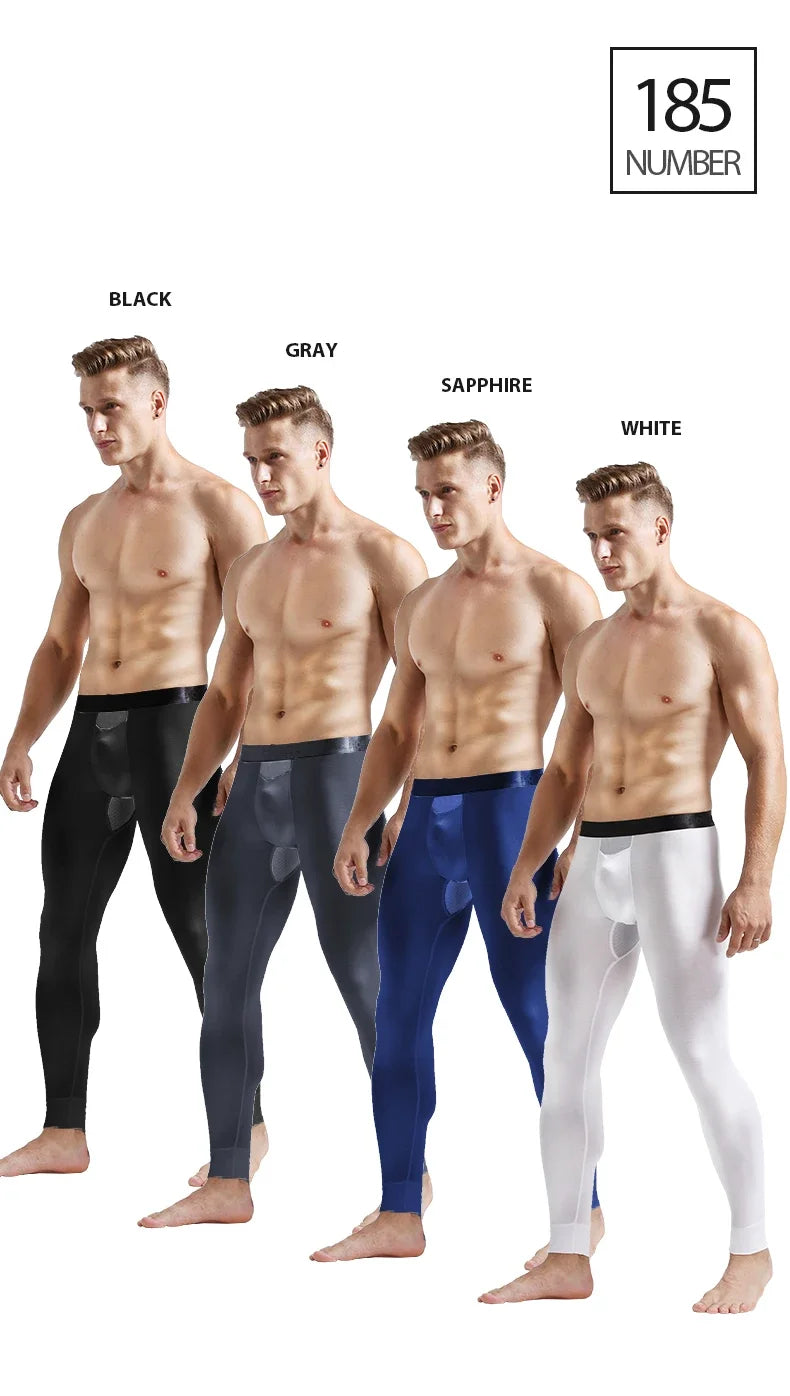 Thin Cotton Long Johns Men's Thermal Underwear