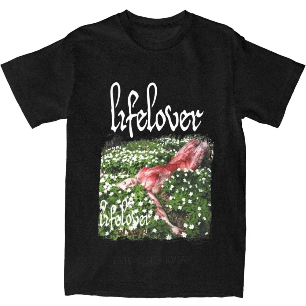 Lifelover Band Cotton Casual T-Shirt for Men and Women