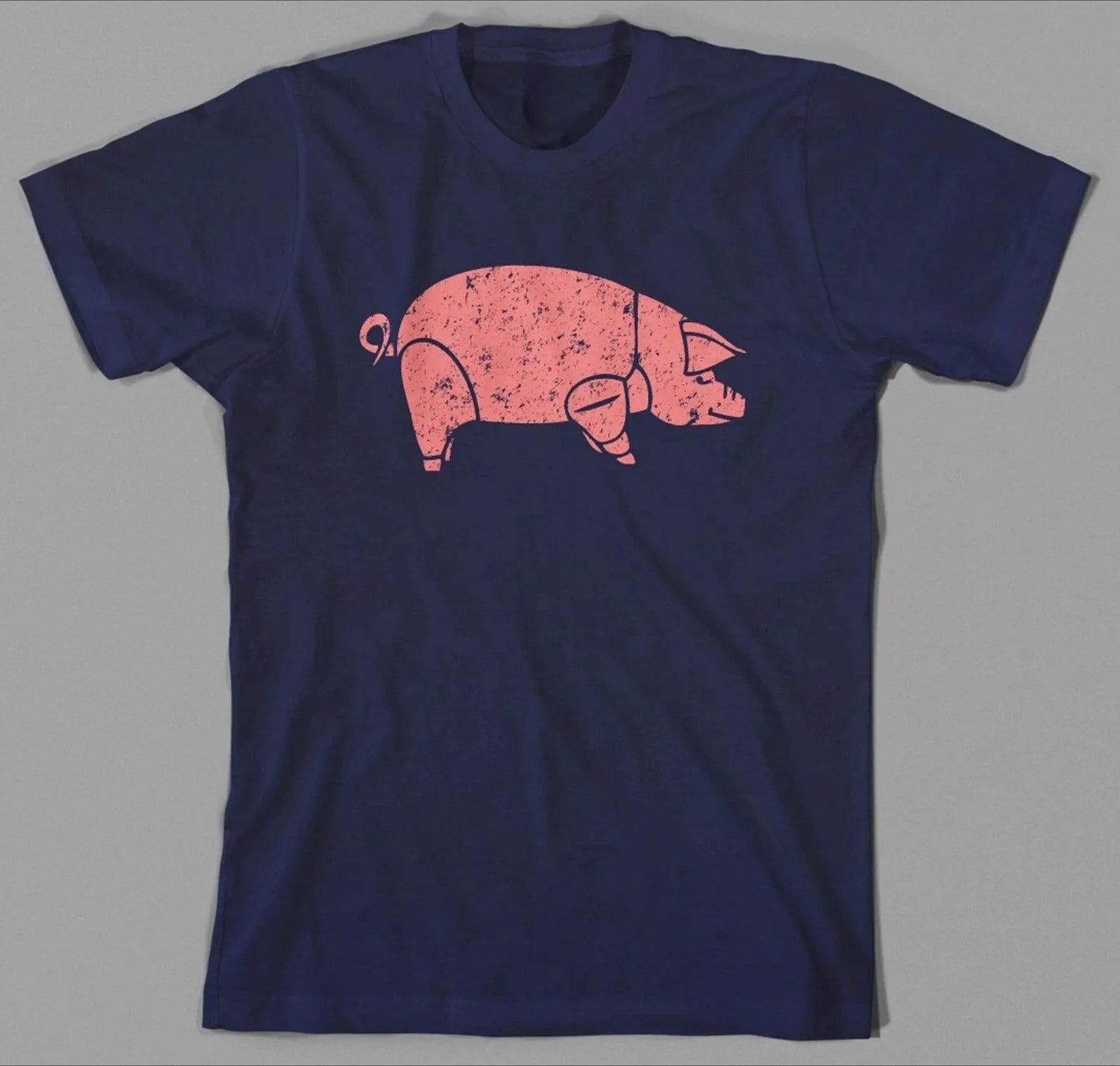 Pig Pink Floyd Animals T-Shirt Retro Y2K Style