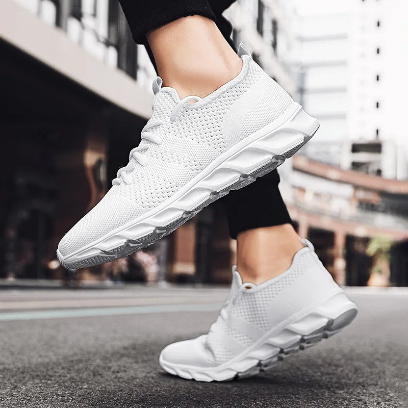 Men's Breathable Mesh Jogging Shoes Casual Sneakers