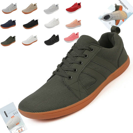 Men's Air Mesh Lace-Up Sports Shoes for Summer