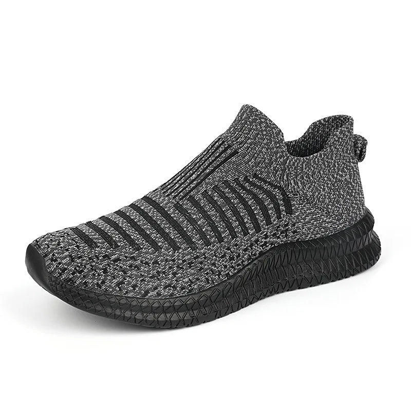 Men Lightweight Breathable Slip-On Sneakers for Casual Walking