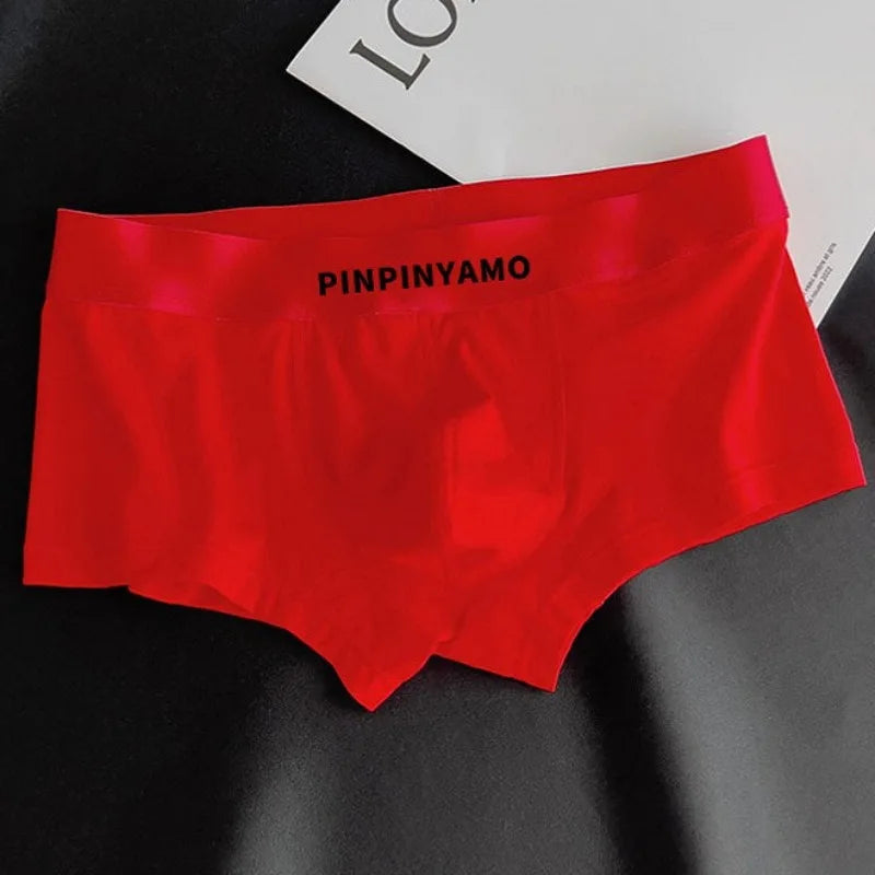 Cotton Boxers Bottoms for Men Loose U Convex Pouch Underwear 2025 Sports Shorts Man Swimming Trunks Trendy Panties Трусы Мужские