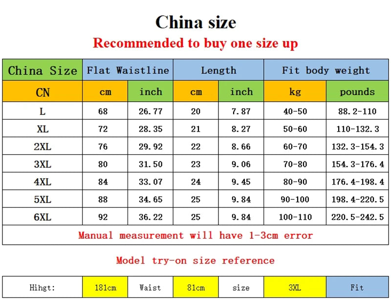 Men's Ice Silk Boxer Shorts L-6XL