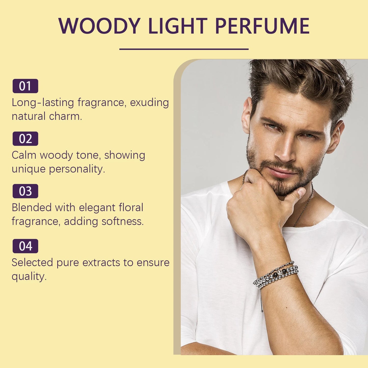 Wooden Cologne Perfume Eau De Parfum for Men