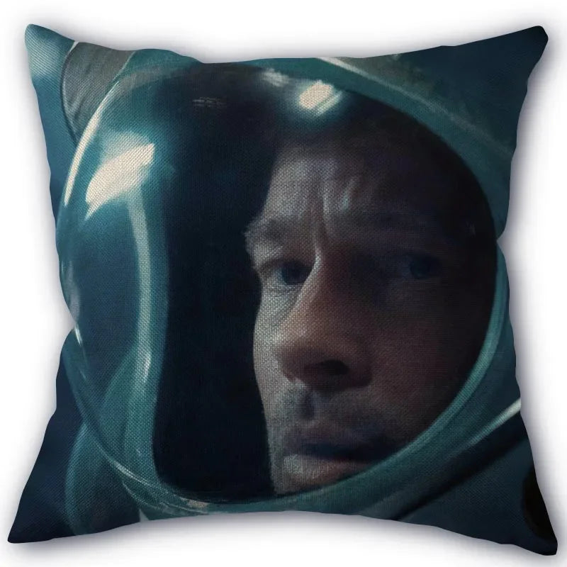 Custom Brad Pitt Pillowcase 45x45cm One Side Decoration Home Textile Cotton Pillow Cover 2026 +