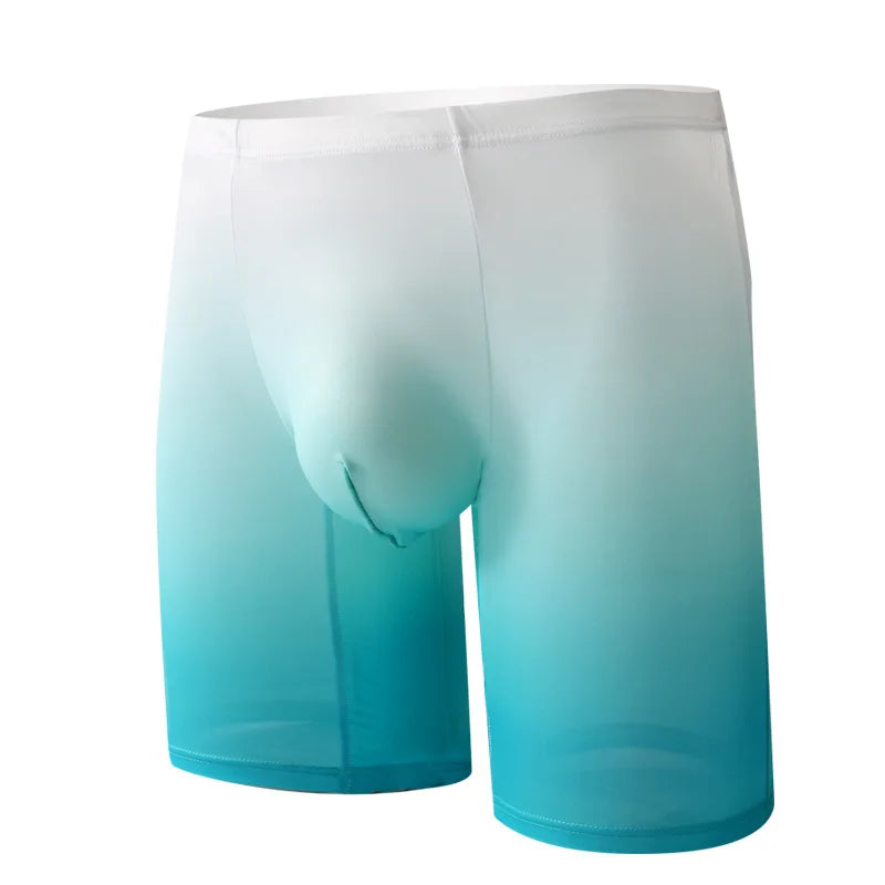 Men's Boxer Shorts Comfortable Ice Silk Convex Pouch
