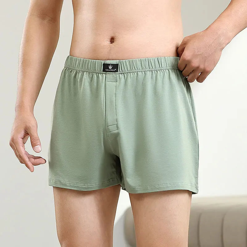 Men's Loose Boxer Shorts Cotton Modal Large Size