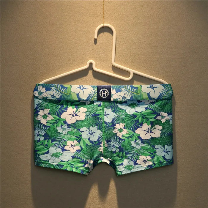 Men's Cotton Boxer Shorts Floral Print XXXL