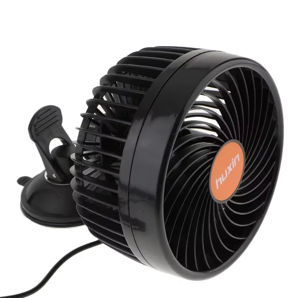 12V Car Cooling Fan Adjustable Electric Air Circulator