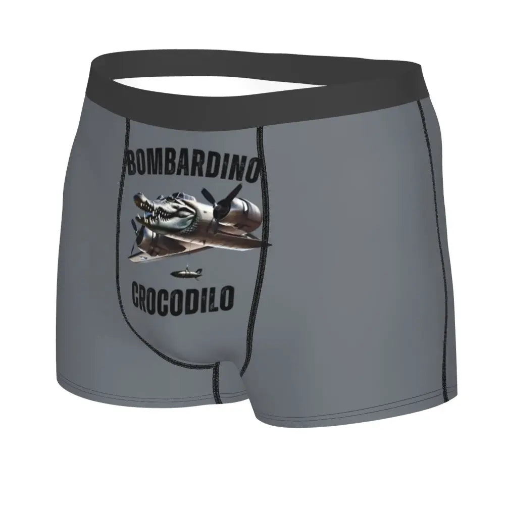 Men's Boxer Shorts Brr Brr Patapim Funny Italian Brainrot