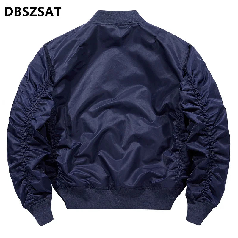 2027  Bomber Jacket Men Flight Jacket Pilot Air Force 6XL