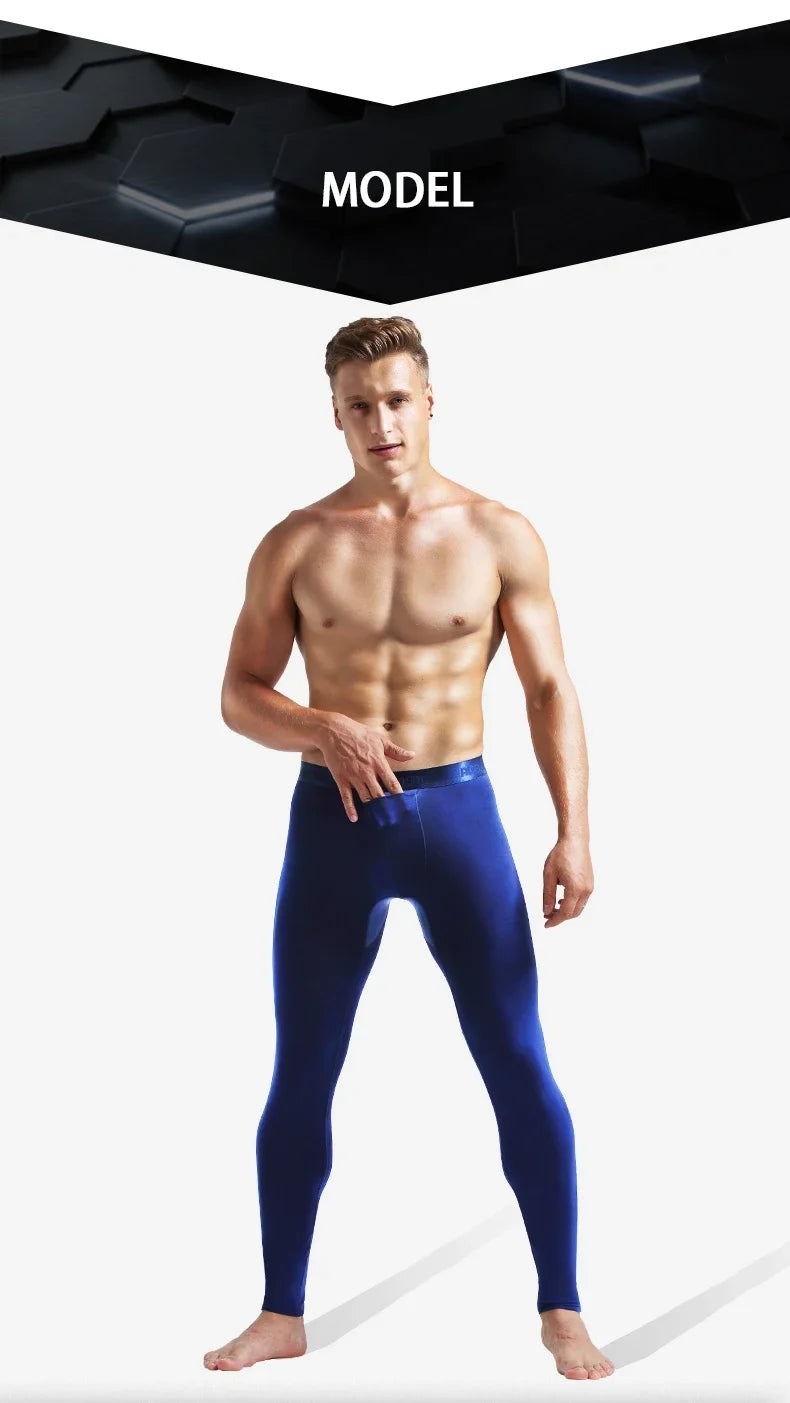 Thin Cotton Long Johns Men's Thermal Underwear