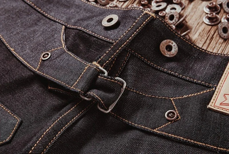 Red Tornado Men's Blacksmith Jeans Slim Denim Back-Buckle Pants
