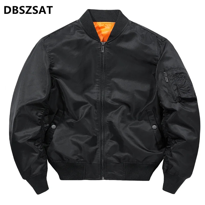 2027  Bomber Jacket Men Flight Jacket Pilot Air Force 6XL