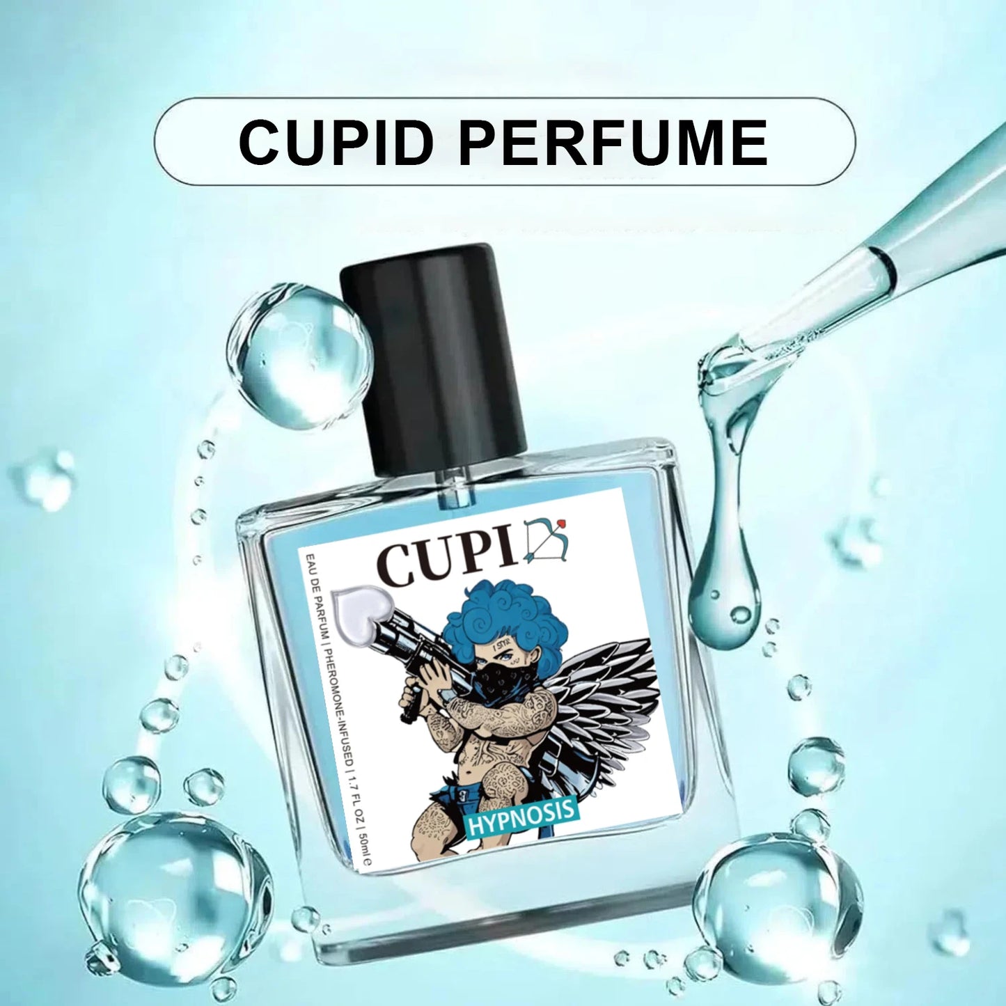 50ml Cupid Cologne Perfume Pheromone Cologne for Men Long Lasting Enhances Intimacy High Quality Hombre Perfume Attract Women