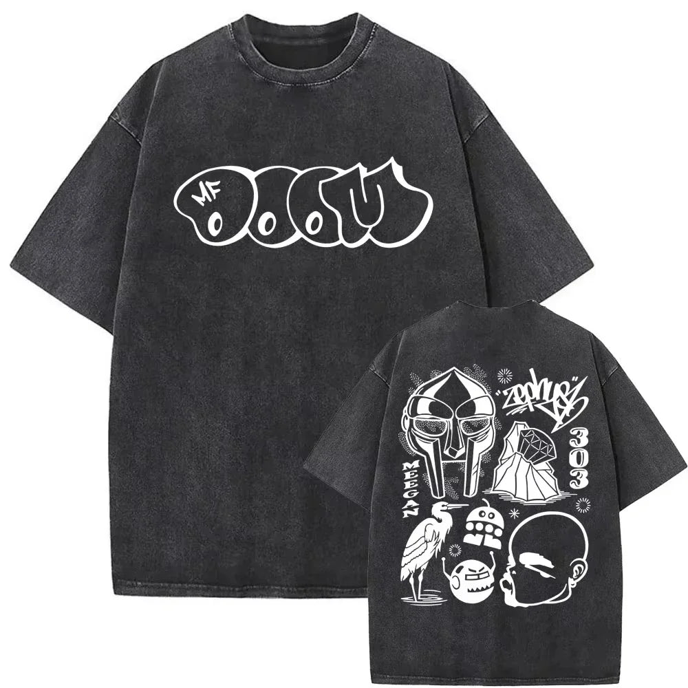 Mf Doom Graphic Print T-Shirt for Men and Women