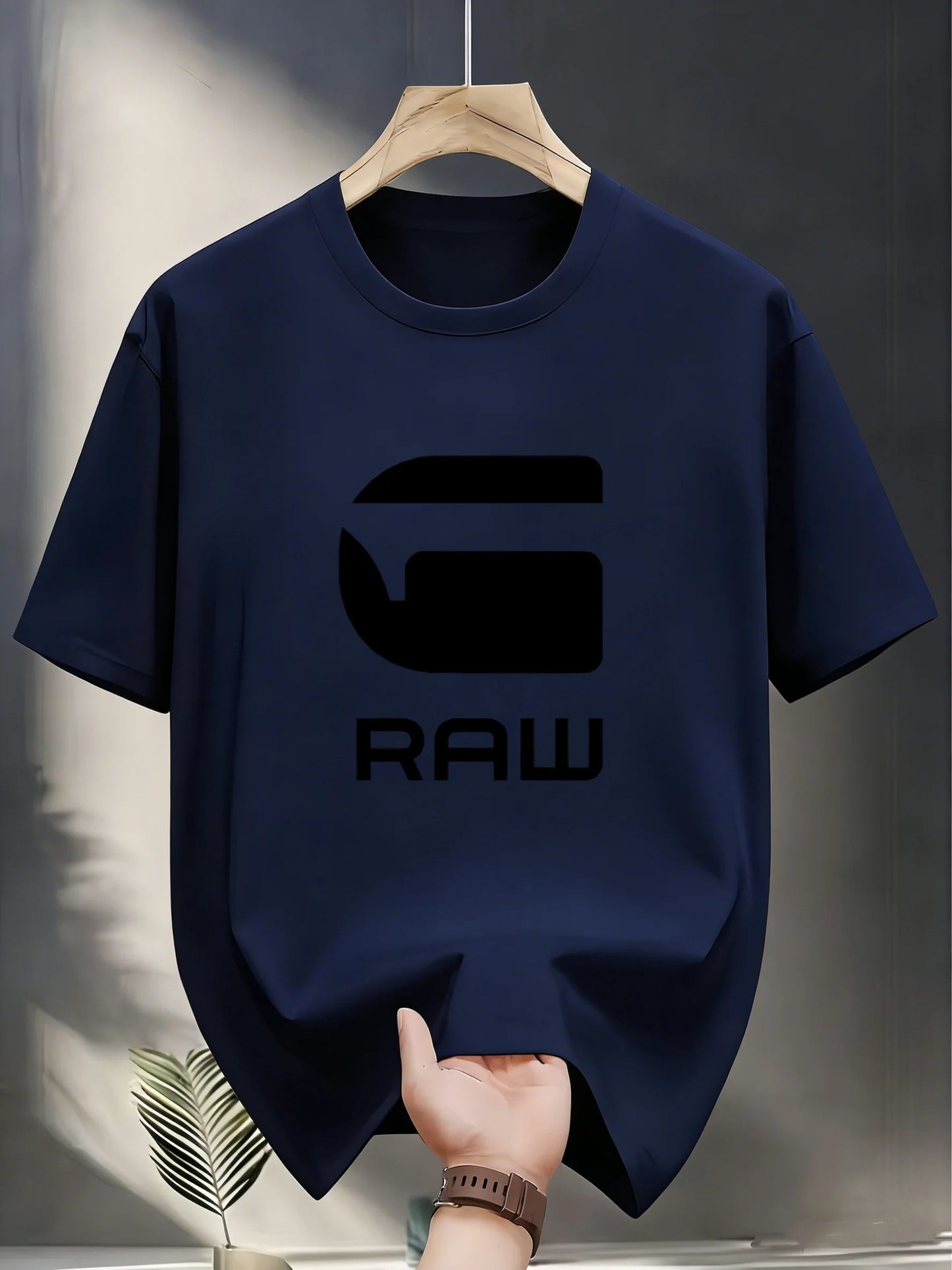 Men's and women's fashionable, casual and high-quality, lettered T-shirts, loose summer T-shirts, round-neck T-shirts and tops
