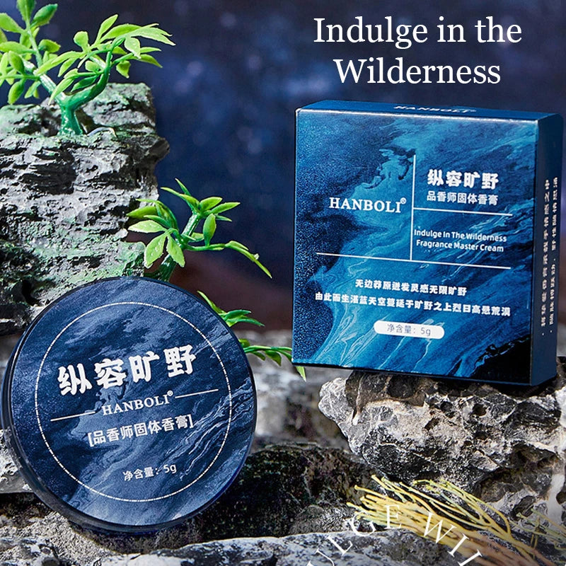 Solid Cologne for Men with Vanilla Scent