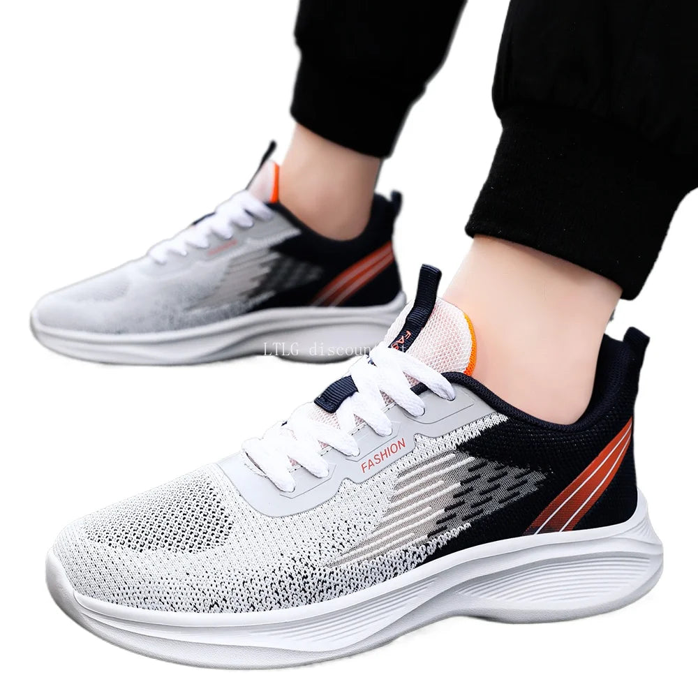 Men's Running Shoes 2025 New Lightweight Breathable Mesh Sneakers, Fashion Casual Sports Shoes for Outdoor Walking, Non - slip C