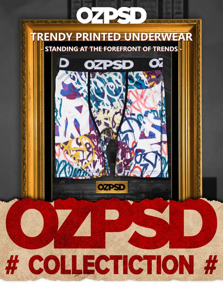 OZPSD Brand 1Pcs Men Underwear Boxers Breathable Swimming Sexy Man Underpants S-2XL Men's