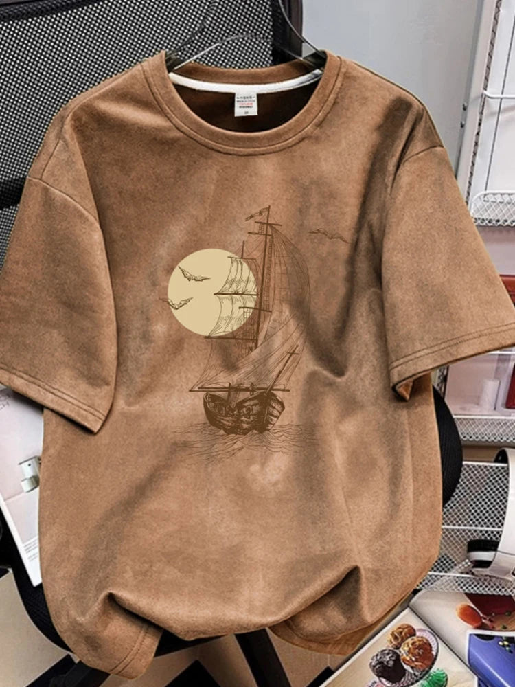 Men's Graphic Printed Short Sleeve T-Shirt